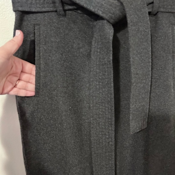 Aritzia Wilfred Jallade Wool Cashmere Iconic Trouser Grey Tweed Size 4 - Picture 9 of 11